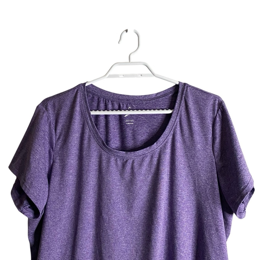 Head Women's Vibrant Purple Athletic Wear Short Sleeve Tee - Picture 2 of 8